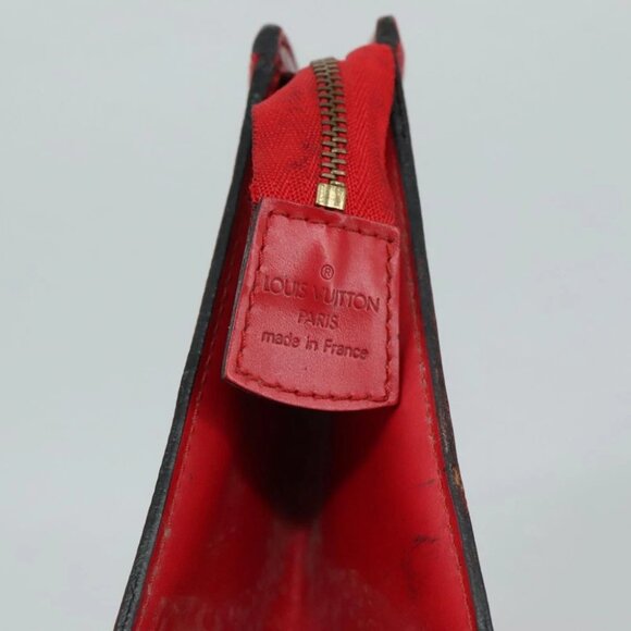 LOUIS VUITTON Epi Trousse Crete Clutch Bag Red M48407 LV Auth 108169 - Picture 16 of 16